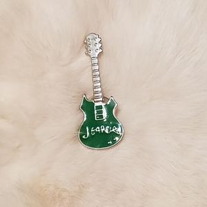 Jerry Garcia Green Guitar Enamel Pin